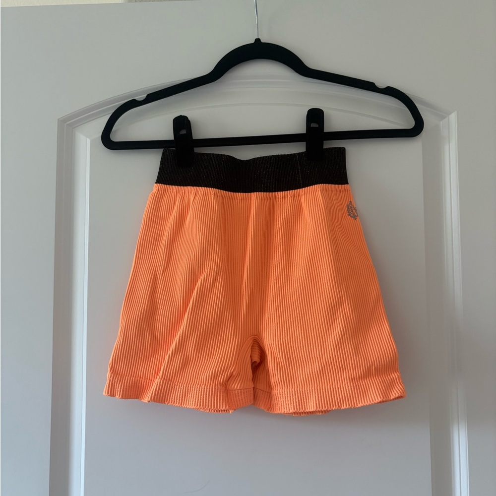 Free People Movement happiness runs biker shorts